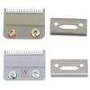 2Pcs W-2 Profession 2-Gat Replacement Clipper Blade Trimmer 440C Moveable Blade