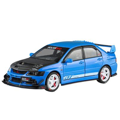 1/24 Mitsubishi Lancer Evolution IX EVO Модифицированный Автомобиль Сплав Модель Автомобиля Звук и Свет Детская Игрушка Коллекционные Предметы Подарок на День Рождения
