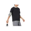 Li-Ning Дышащая удобная быстросохнущая футболка с круглым вырезом и коротким рукавом для мужчин, черная ATSU025-1