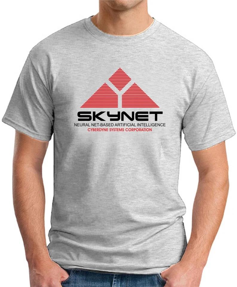 SKYNET T-SHIRT Funny Slogan Geek Nerd Terminator Judgement Day Sarah Connor T2 2