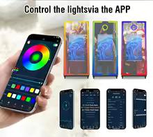 Interactive Full Metal 360 Instant Print Photo Booth Touch Screen LED Ambient Light Party Supporting SLR Smartphones iPad Camera
