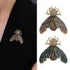 Animal Shape Brooch Rhinestones Inlaid Enamel Pin Vivid Appearance Coat Lapel Bag Shawl Badge Jewelry Accessories