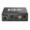 Nku Hifi DAC Amp Digital To Analog Audio Converter RCA 3.5mm Jack Headphone Amplifier with Toslink Optical Coaxial Input Output
