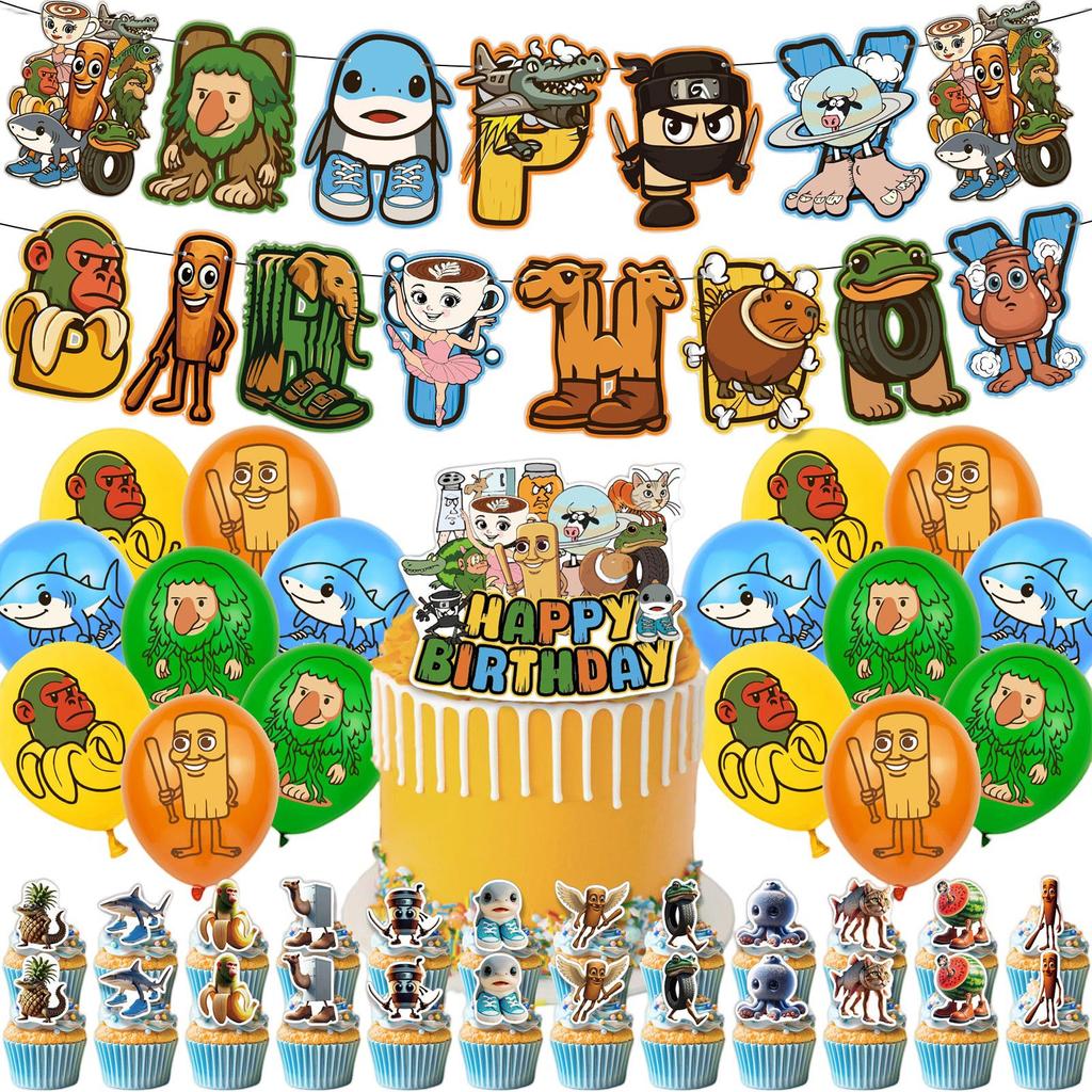 Тематическая вечеринка, украшение на детский день рождения, набор украшений