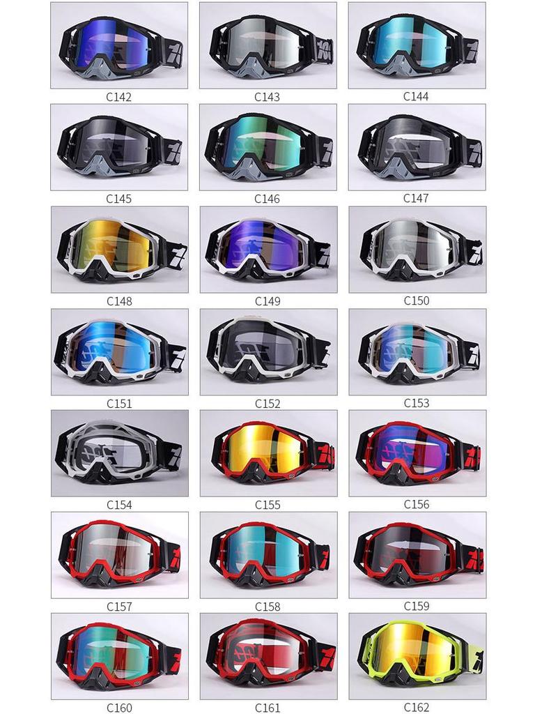 Ветрозащитные мотоциклетные и лыжные очки для использования за границей: 100% Внедорожная езда, катание на природе и защита при скоростном спуске