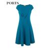 PORTS Women's Spring/Summer Short Sleeve Midi Dress LL8N021RWE005