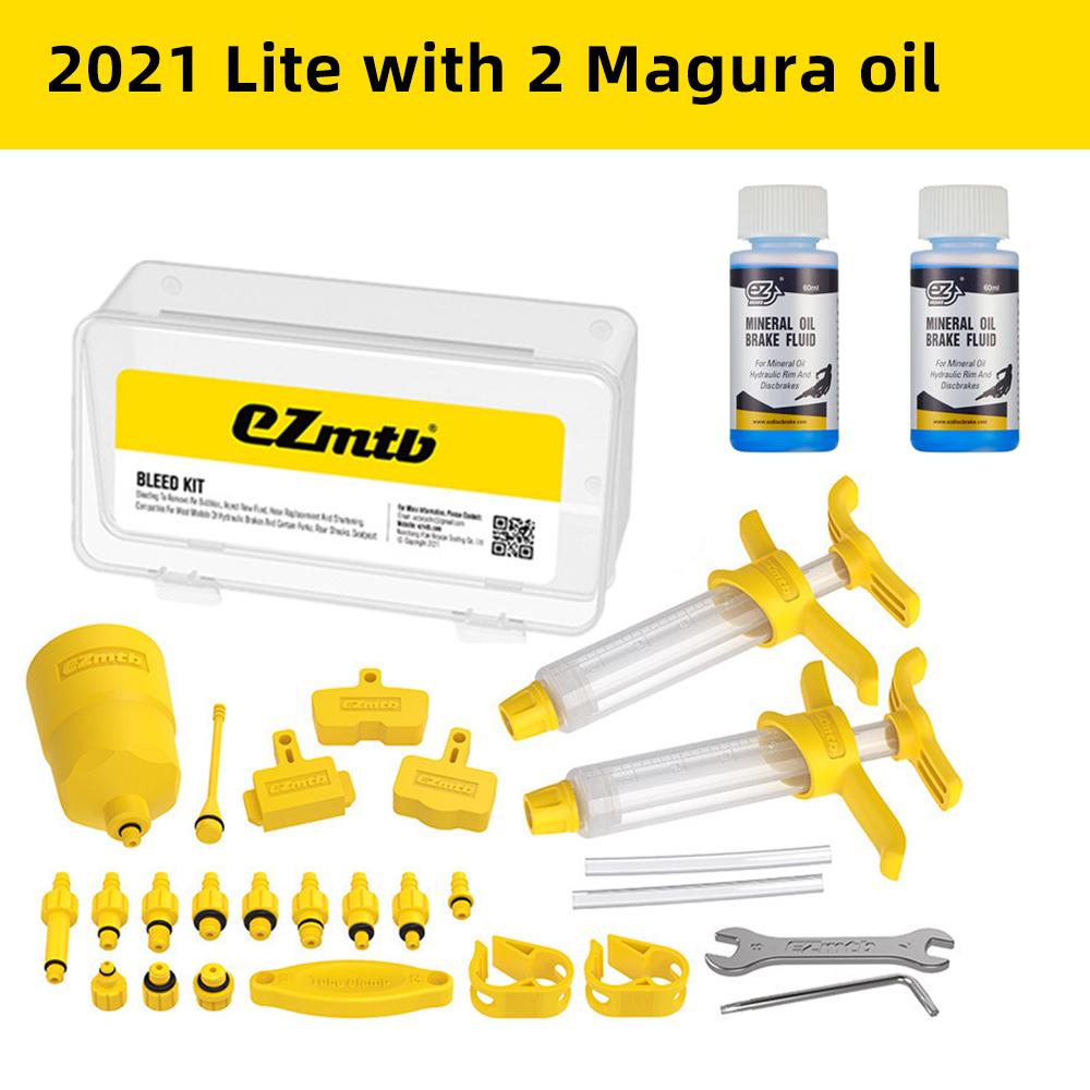 EZMTB Bicycle Brake Oil Bleed Kit Tools For SHIMANO SRAM Avid MAGURA Series Hydraulic Disc MTB Road Bike Brake Repair Tool Set