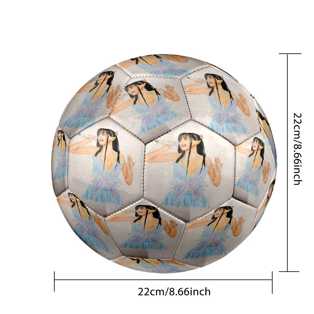 Ayliva Size 5 Soccer Ball, Durable Standard Football For Training Match Outdoor Sports