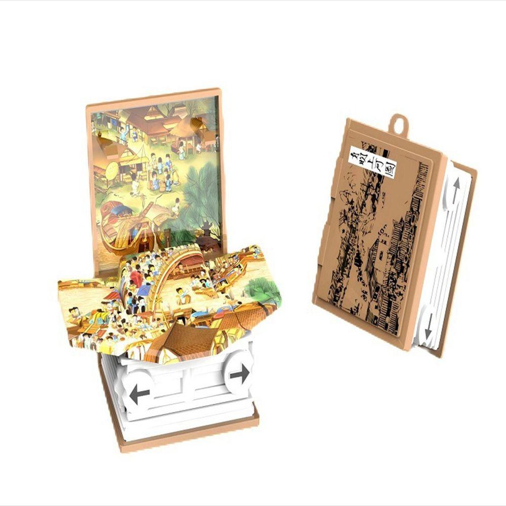 Party Favors 3D Books Keychain Toys Mini Dinosaurs Figures Book Fashion 3D Dinosaur Toys