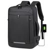 Multifunctional Backpack for Men's Capacity Expansion Laptop Bag Water-proof Large Capacity Business Commuting Backpack
