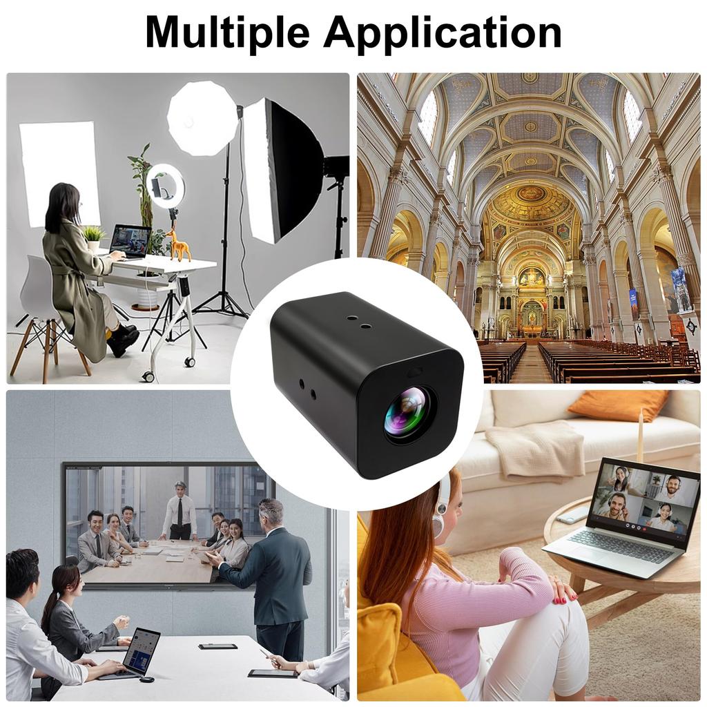 HDMI 12x Zoom USB Camera ELPCAM 4K Auto Focus 60FPS High Speed USB Webcam USB HDMI Simultaneous Output PC Camera Manual Zoom Remote Control Camera TV