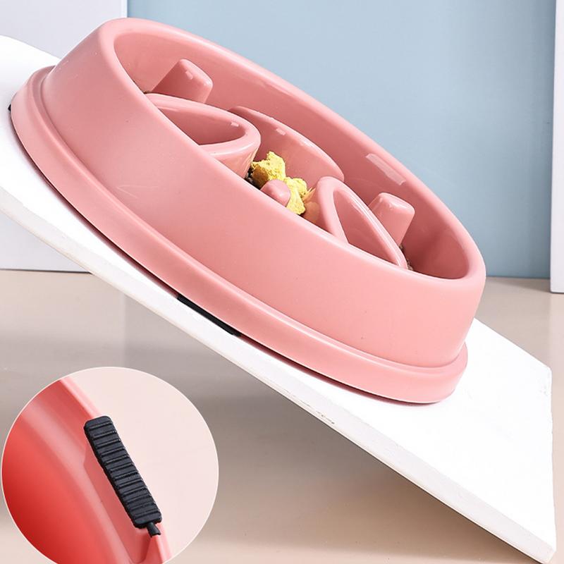 Slow Feeder Dog Bowls Large Breed Dog Slow Feeder Slow Eating Dog Bowl Anti-Gulping Dog Puzzle Feeder Cat Slow Feeder Bowl For