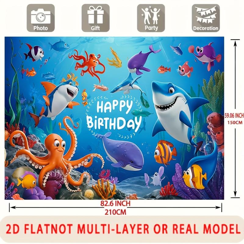 Under The Sea Wall Backdrop 1pc - Home Party Decor