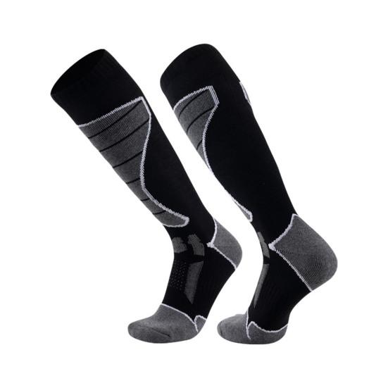 1 пара носков для катания на лыжах выше колена, зимние термоноски, теплые, противоскользящие, ветрозащитные, для сноуборда