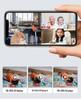 360° Smart WiFi Indoor Wireless Camera with Remote Mobile Monitor and HD Vision