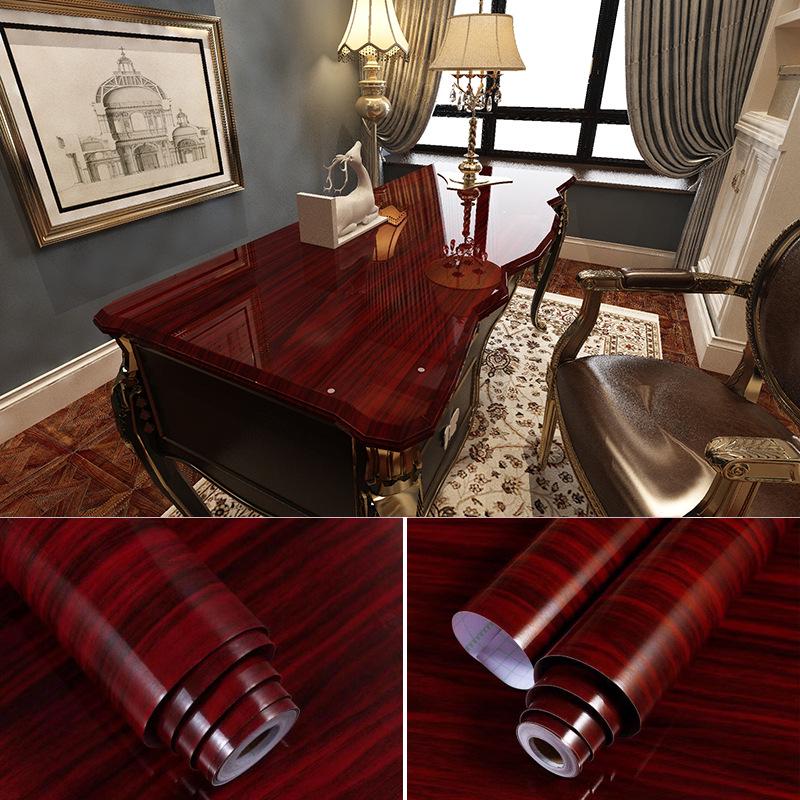 33 Choices Wood Grain Home Decor Films PVC Wood Pattern Waterproof Stickers Self-adhesive Doors Cabinet Modern Furnitures Wall Decoration