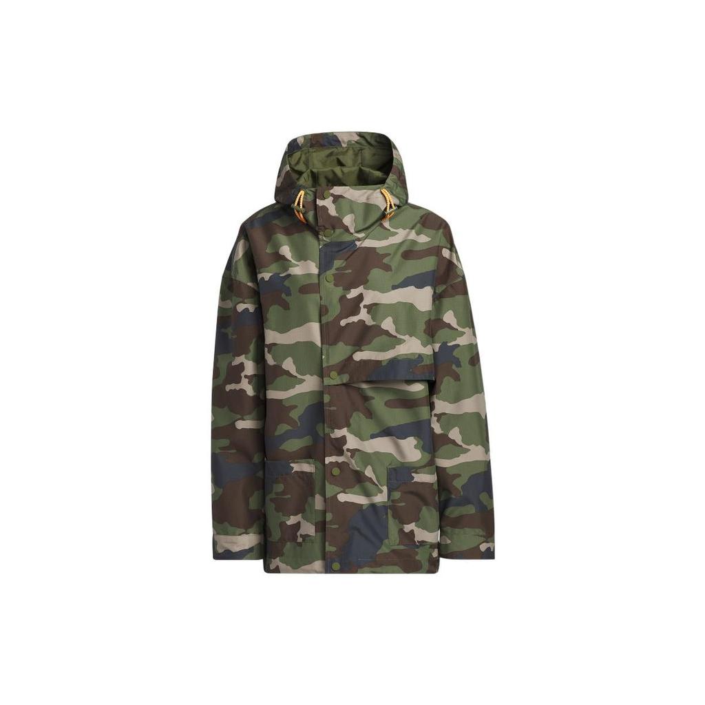 adidas X Ivy Park Collaboration SS23 Съемная камуфляжная утилитарная куртка унисекс куртка милитари-зеленый IB0217