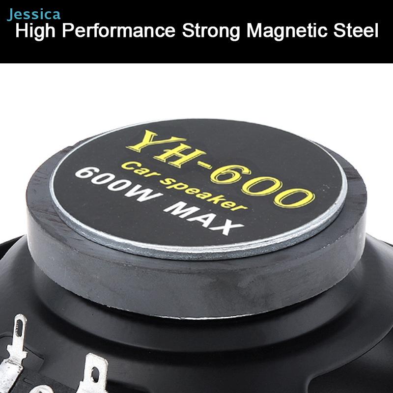 600W Max Car Audio Speaker (Yh-600) - High-Power Vehicle Sound Speaker With Clear Sound Strong Rebound