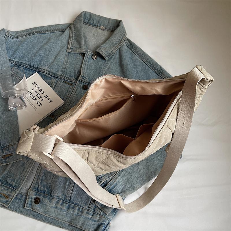 Женская сумка хобо, легкая сумка через плечо, большая вместимость, сумка через плечо