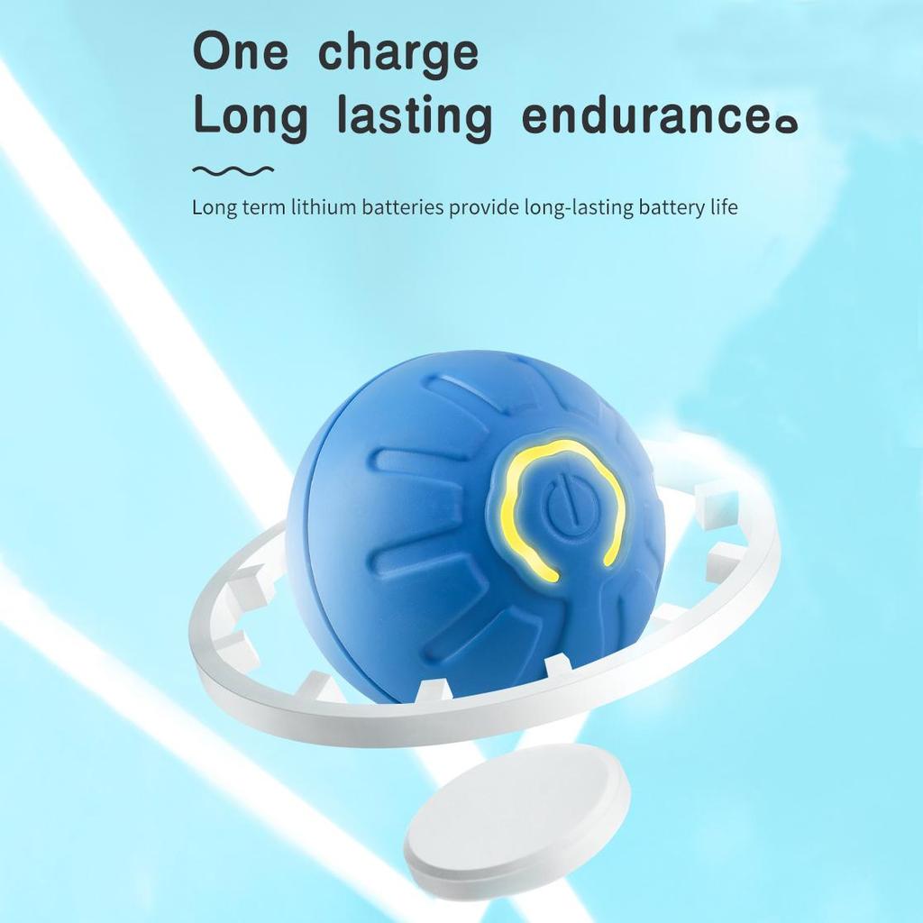 Умные игрушки для собак, интерактивный мяч, автоматический, вращающийся на 360°, вращающийся мяч, мяч для собак и кошек, игрушки для домашних животных, игры в помещении