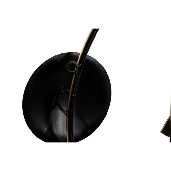 Décoration Murale - Métal - Abstrait - 70,5 X 6 X 59 Cm - Contemporain - Doré, Blanc, Gris Foncé