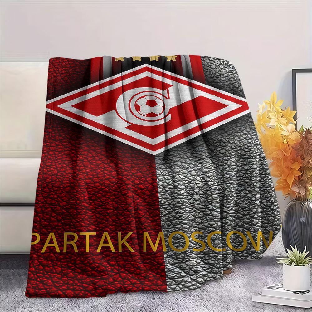 1PC Spartak Moscow Fight Blanket, High quality Comfortable for All Seasons, Home Decor, Warmth and Comfort