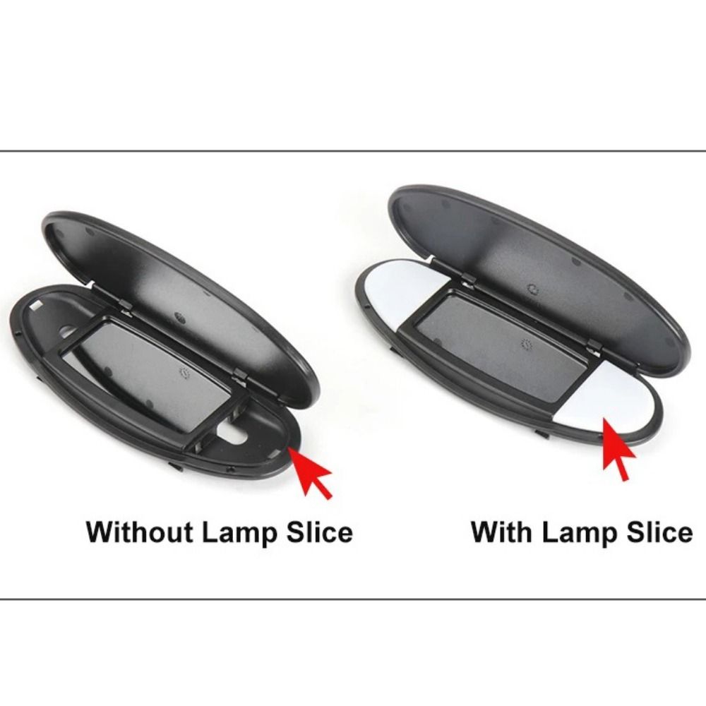 Lamp Slice Car Roof Sunvisor Vanity Mirror Cover for MINI Cooper S One D JCW R55 R56 R57 R59 R60