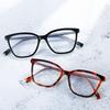 Оправа очков ПК-бокс ретро-оправа для близорукости простые анти-синие плоские очки женские