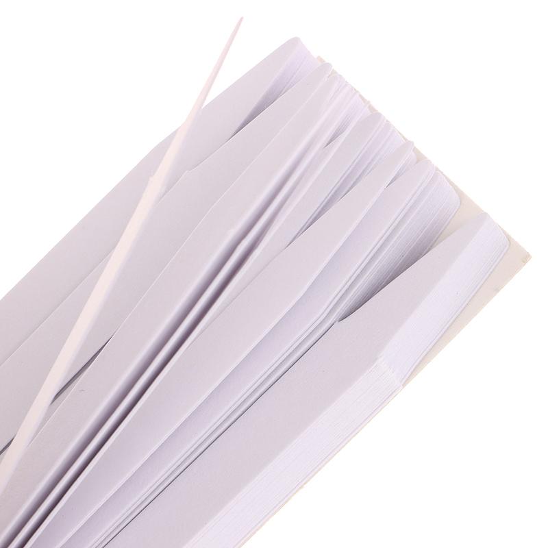 100 шт. тест-полоски ароматизаторы одноразовые белые женские бумажные полоски для анализа запаха тест-бумага ароматерапия парфюм эфирные масла