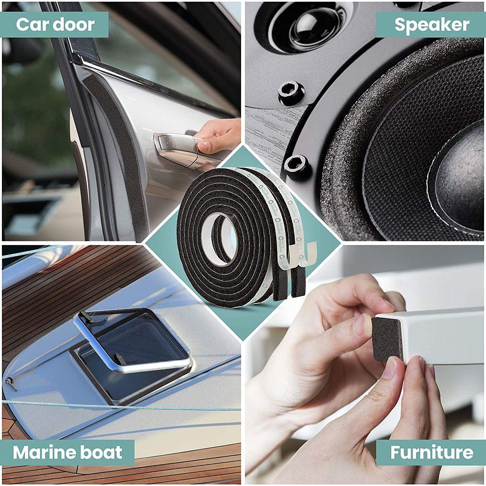 Foam Dustproof Windproof Soundproof Door Window Sealing Strip Weather Stripping Draught Excluder