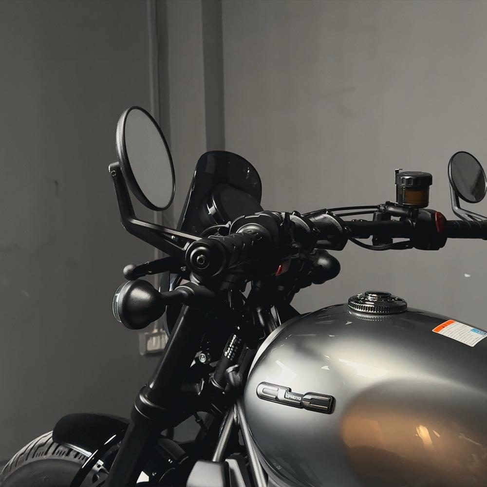 Для мотоцикла CFMOTO 450CL-C Ветровое стекло Ветровое стекло CF-MOTO 450CLC 450 CL-C CLC Боббер Передний Ветрозащитный Дефлектор Воздушного потока Кронштейн