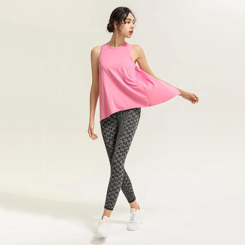 Yomoment Stylish Tank Hot Yoga Top Women's Bag-Style Top, Sleeveless, Moisture-Wicking, Quick-Drying, 2-Way Stretch, Sportswear,
