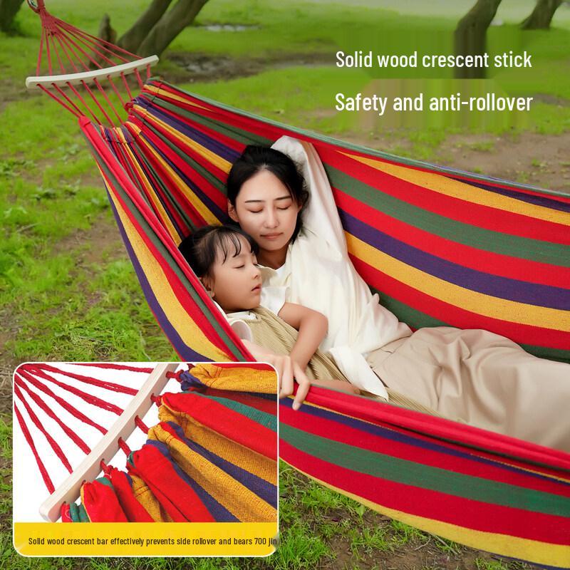 Outdoor Solid Wood Hammock