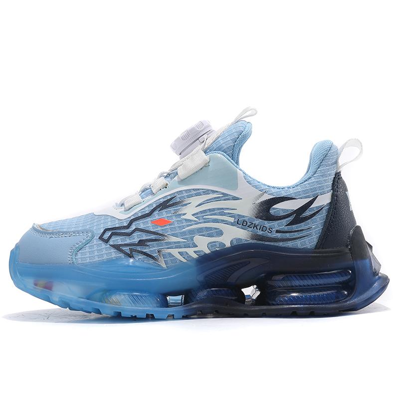 Детская обувь Повседневная обувь Обувь для родителей и детей Модная обувь Детская трендовая универсальная повседневная модная обувь с вращающимися пуговицами Баскетбольная обувь