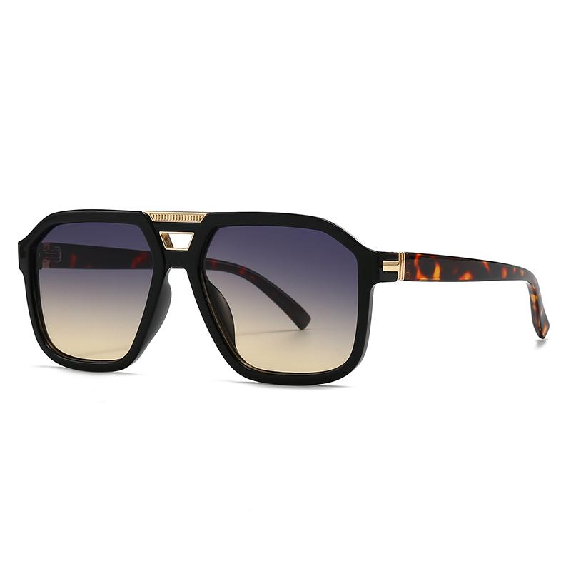 Cross-Border Export New Modern Retro Large Frame Men's Sunglasses Ins Style Street Shooting Big Brand Ink Lh290