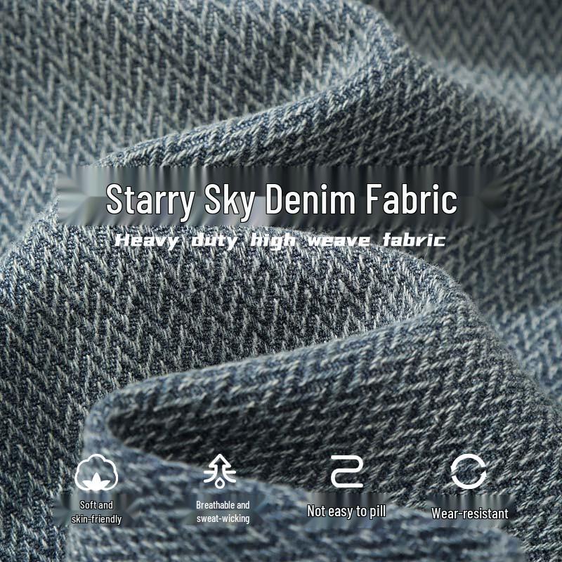 JEANSWEST LIFE Мужские джинсы прямого кроя с винтажной стиркой