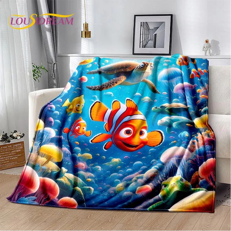 29 Style Cute Finding Nemo Cartoon Sea World Blanket,Flannel Soft Throw Blanket for Home Bedroom Bed Sofa Picnic Office Kid Gift