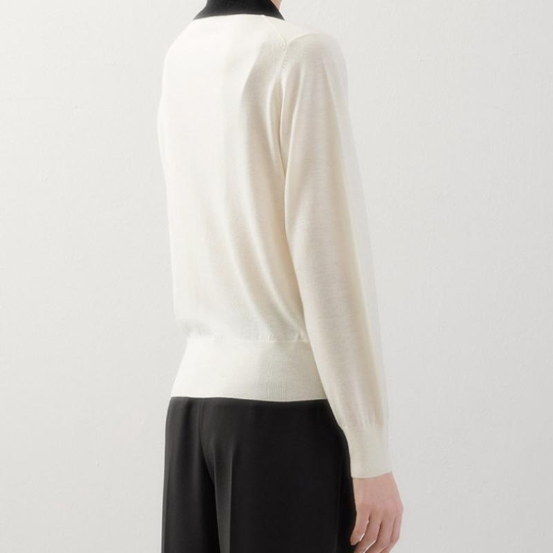  She S miSS Color Открытый воротник трикотаж SSkpoo11020 Cr