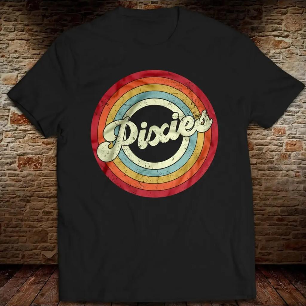Men's Pixies Print T-shirt Francis Demos Surfer Rosa Doolittle Bossanova Indie Cindy Album Cover T-shirt Music Lover Clothing