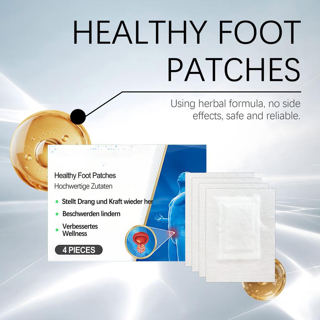 Пластырь для ухода за простатой обеспечивает длительное облегчение, поддерживает общее состояние мужского здоровья, повышает уверенность в себе и жизненную энергию, улучшает качество повседневной жизни. 4 шт.