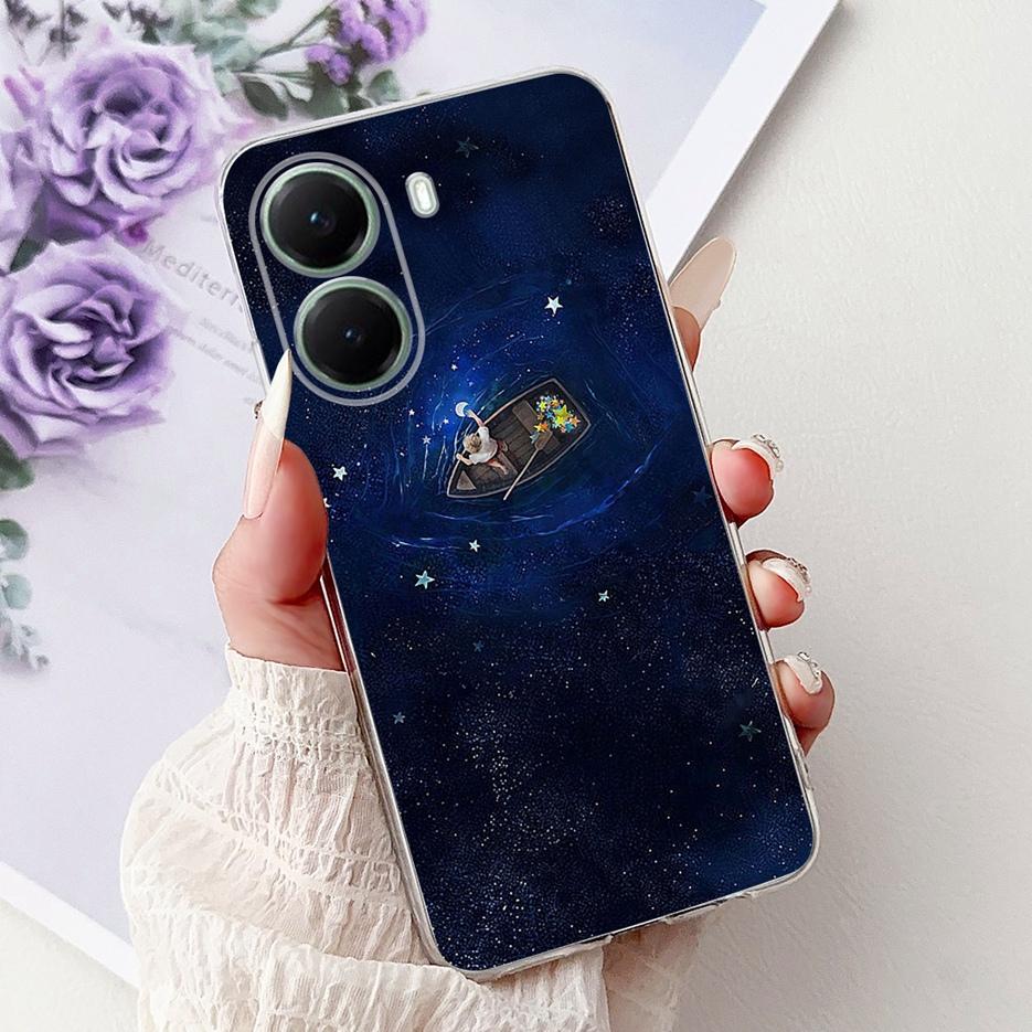 For Xiaomi Poco X7 Pro 5G Case Luxury Fashion Painted Cover Soft Silicone Phone Case For Xiaomi Poco X7 PocoX7 Pro Fundas Bumper