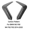 Для BMW M3 F80 M4 F82 F83 2014-2020 Автомобильный задний бампер Защита от столкновений Губа-спойлер Глянцевый черный Вид под карбон Комплект кузова