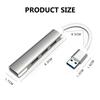 Mini Docking Station 4 Port High Speed USB Expander 3*USB 2.0 USB 3.0 HUB Splitter