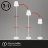 Lampadaire - Briloner - 1438016 - LED - Rechargeable - Blanc Chaud