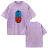 Akira Manga Print Tshirt Capsule Graphic Vintage Washed Oversized T Shirt Summer Short Sleeve Tee Cotton Men Women Clothing