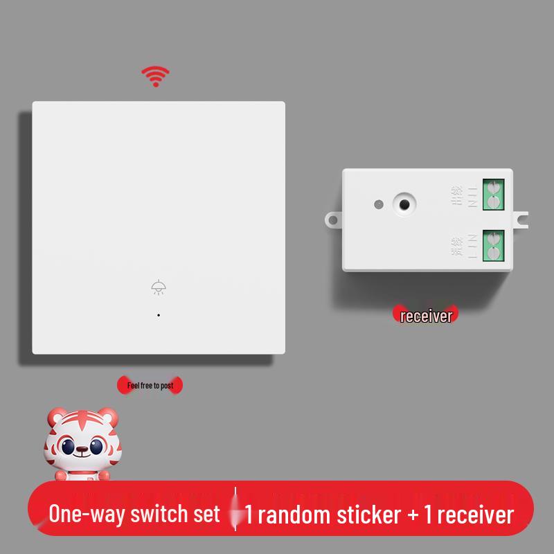 Умный беспроводной выключатель света с двойным управлением - Не требует проводки, 220В, система удаленного управления "мастер-ведомый"