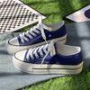 Height-increasing Canvas Shoes Women's Platform Red New Muffin 2025 Board Shoes Little White Shoes Casual Versatile Basic Simplicity