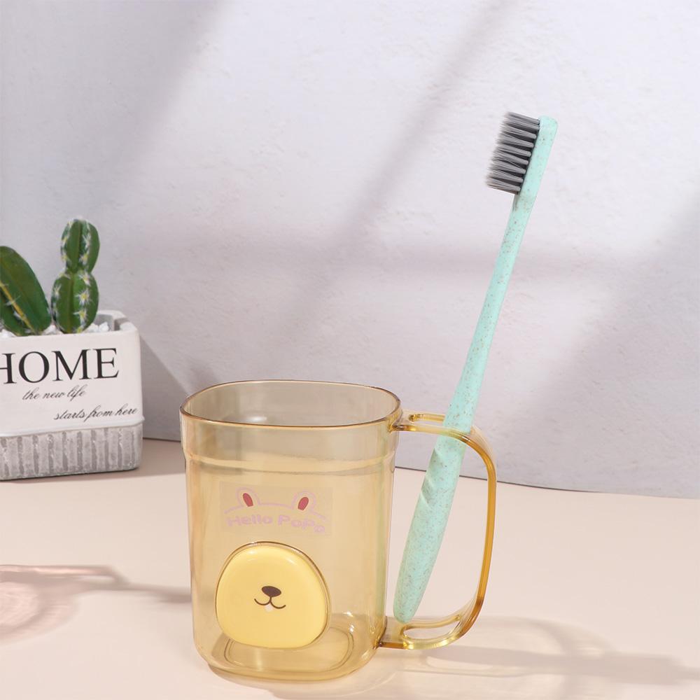 Simple Mouthwash Cup Transparent Toothbrush Cup Bathroom Accessories Brushing Cup  Travel