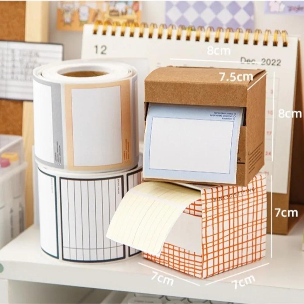 Creative 100/250 Sheets/Roll Sticky Notes Tear-off Line Marking Pull-out Sticky Notes Adhesive Notes Student