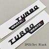 3D ABS Car Letters Logo A45 A45S TURBO 4MATIC Sticker Rear Trunk Fender Both Side Badge Emblem For Mercedes Bnez AMG W177 W176